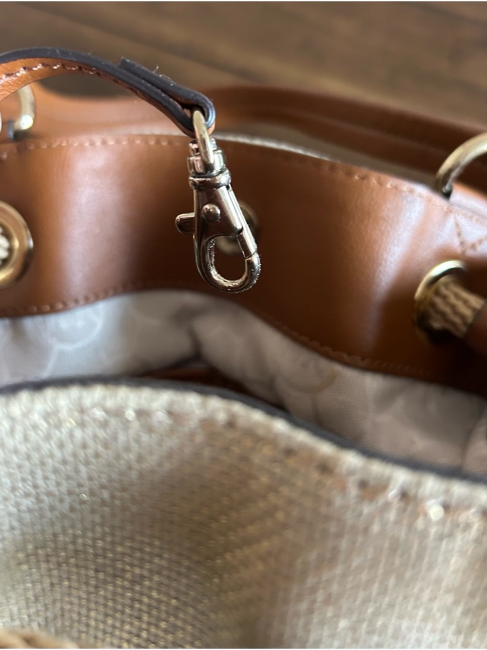 Michael Kors Medina Large Gathered Tote Shoulder Bag Metallic Gold MSRP 298.00 - Picture 16 of 16